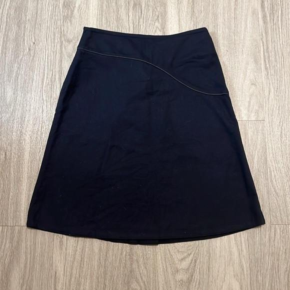 ARMANI COLLEZIONI FAUX WRAP PLEATED SKIRT - Picture 2 of 4